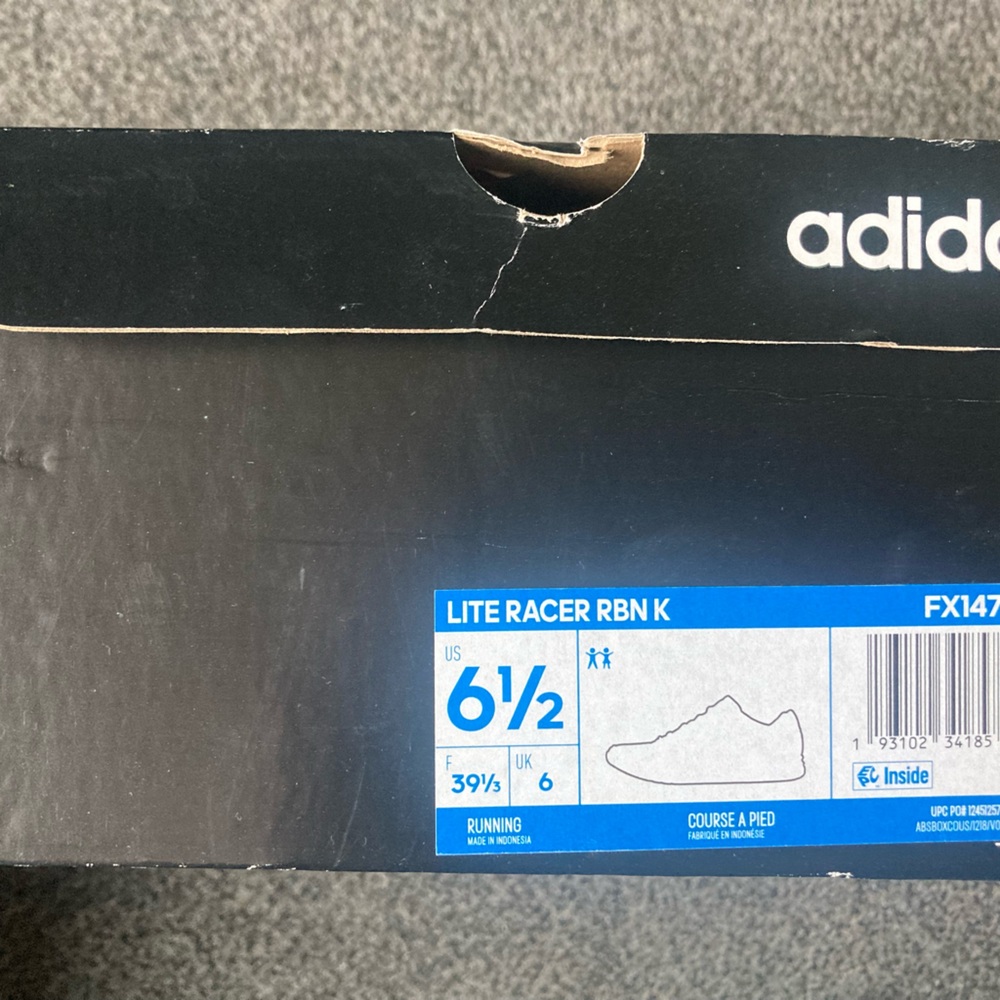 Adidas Lite Racer girls shoes - Picture 7 of 7